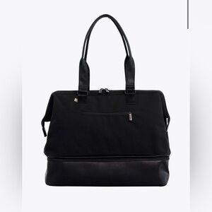 NWT Beis convertable weekender black